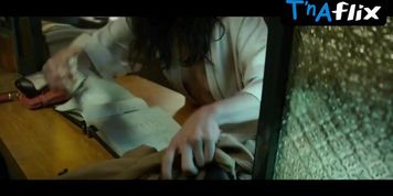Michelle Rodriguez Breasts, Prosthetic Scene  in The Assignment