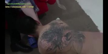 Chinese cuckold foot humiliation and whip