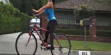 Denise Milani - Bicycle Ride