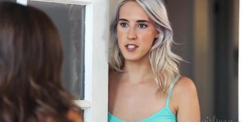Squirting right to my step mom's mature friend&excl; - Abigail Mac&comma; Cadence Lux