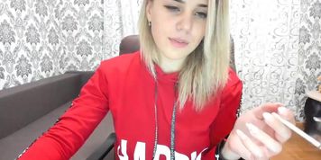 A beautiful smoking addict (LuxuryGirl)