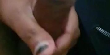 Closeup Jerking My Uncut Dick With Thick Cum