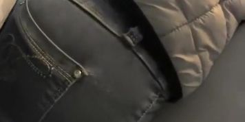 Guy with rough cock gropes chick with it