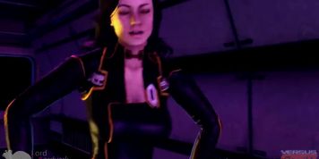 Sexy Mass Effect babe gets hammered in her pussy