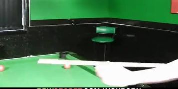 His Girlfriend Leaves And He Fucks Bbw On The Pool Table