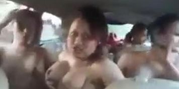 girl in car