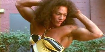 Hot hard Kate shows off her gigantic guns and smoking hot muscled body