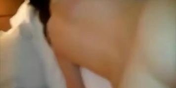 Uk couple in a hotel room having fun