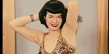 Bettie Page Underwear Scene  in Varietease