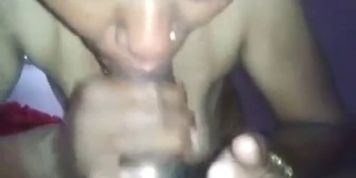 desi- indian aunty giving wonderful blowjob