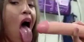 my dildo in the mirror