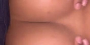 Playing with my tits 