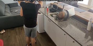 Homemade cuckold with maid