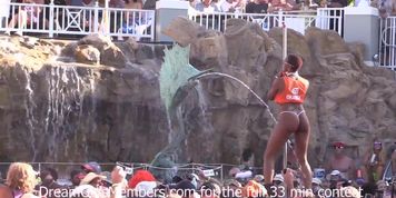 Wild Pool Party Contest With Naked Boobs Ass & Pussy Fantasy Fest 2019