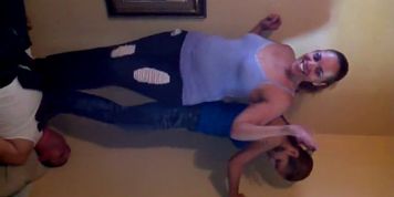 double nylon trampling