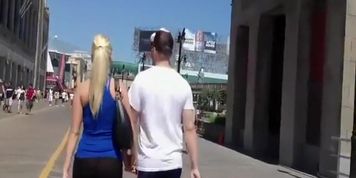 Big butt squeezed in tight pants