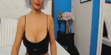 CAM4FREE - Blue Haired Babe Doing Her Cowgirl On Her Dildo (This Horny Girl)