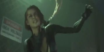 Jill Throated by Drain Deimos in Resident Evil 3 (Bonny Anderson, Jill Valentine)