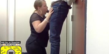 Secretary sucks her black boss dick