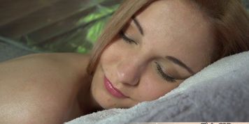 Sensual massage ends in taboo fuck with teen and grandpa (Emily Rose)