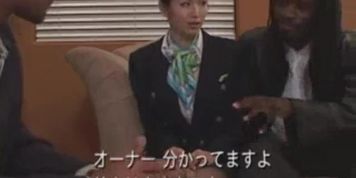 asian office lady black dick gangbang