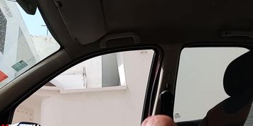 Teen Car cock flash