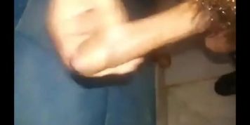 Horny Boy have solo Fun in his Bathroom