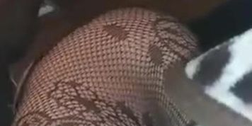 White BBW gets fucked in ass by BBC with a butt plug in