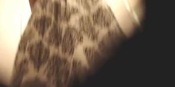 Cute changing room ass of amateur voyeured from below
