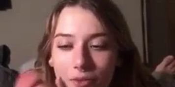 Best blowjob & handjob i ever have - great cum all over here sexy face
