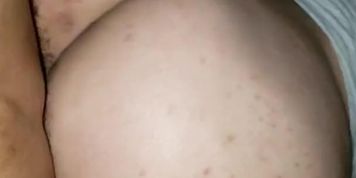 Pregnant Latina creamy Backshots