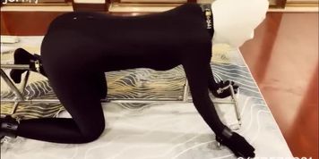 Breath control in zentai, metal, orgasm abuse