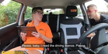 Fake Driving School, Rough Rough Sex For Sexy New Instructor E (Eliza Keagan)