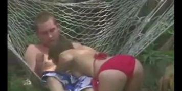 spycam neighbor in the backyard having sex