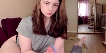 Gets caught wanking over panties step sis comes in