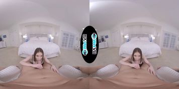 AMAZING Girlfriend gives Anal in VR for Valentines Day (Hazel Moore)