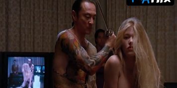Renee Allman Breasts Scene  in Showdown In Little Tokyo (securitycamera)