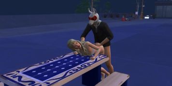 Masked guy fucks his gf  sims 4 sex