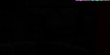 CFNM femdoms fingering submissive ass in erotic threesome