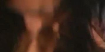 Weird looking brunette provides a cock with a blowjob and handjob for cum