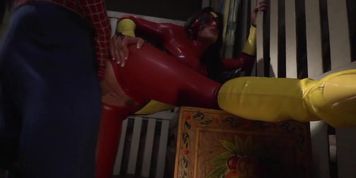 Superman VS Spiderman XXX Scene 5