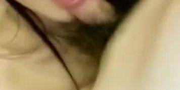 Chinese girl making love