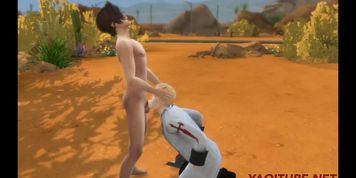 Squal cums in Seifer's mouth and him in Squall's ass - Final Fantasy Yaoi (Barbora Vee, Kim Triple X)
