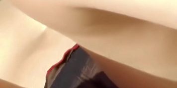 Close up of her transparent panties
