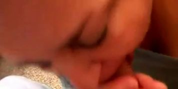 Chubby infirmary sucks doctor in his office