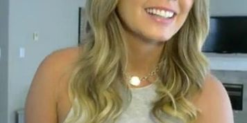 Amazing big boobs blonde milf camgirl 6