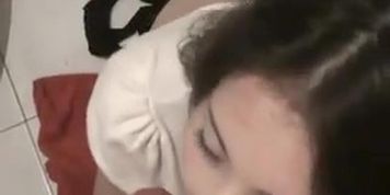 Amateur couple fucking in the bathroom