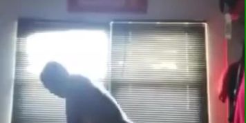 Literally runnin from the cock