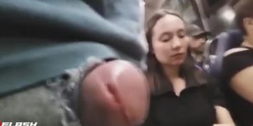 Cock Flash Asian On Bus