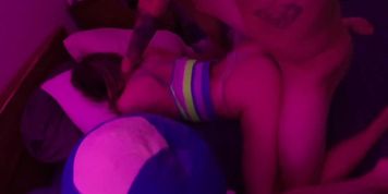 Pounding Rave girl bubble butt